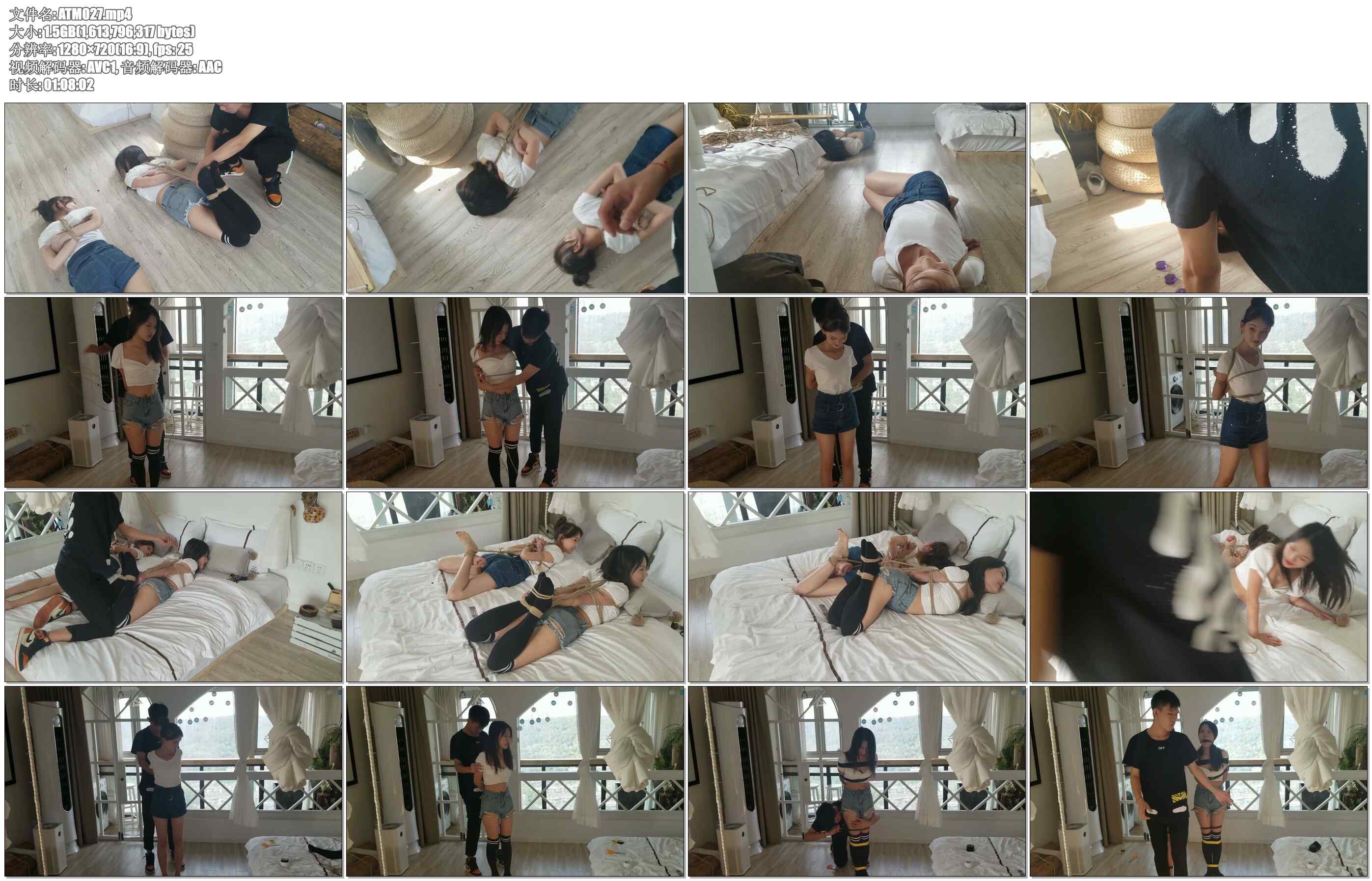 【奥特曼】婷婷和果果的游戏 驷马赛爬，口球吹蜡烛，驷马逃脱和胶带口塞逃脱