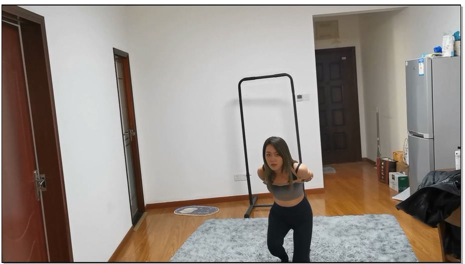 【奥特曼】初中体育老师晓瑜，初次被捆，给大家表演一个挣扎