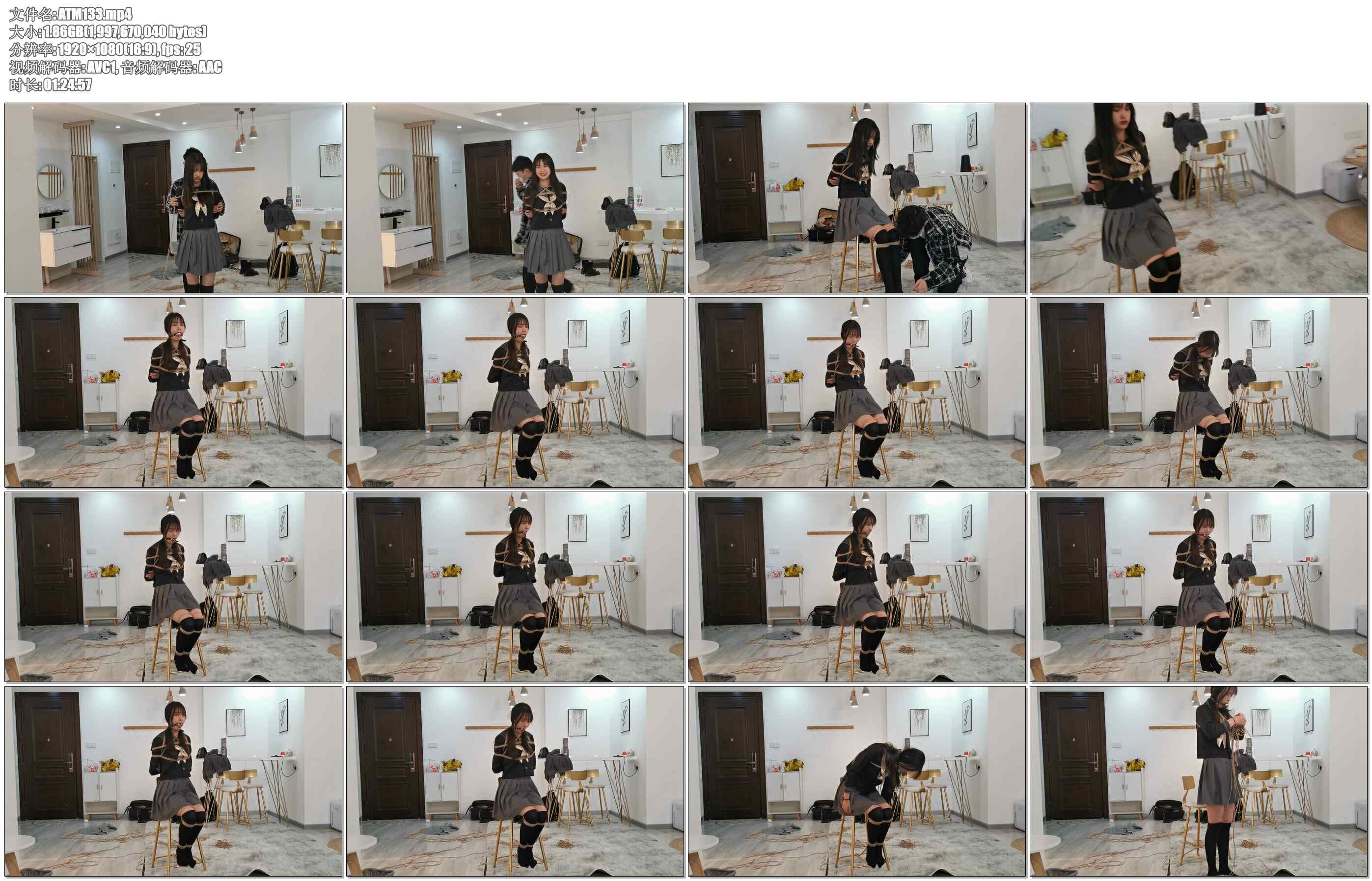 【奥特曼】绒绒JK独自放置一小时，因为绑的难受居然自己逃出去了