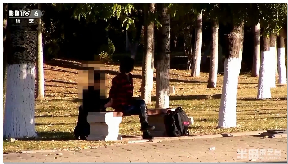 【半岛束艺】公园露天捆绑