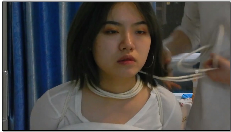 【半岛束艺】海语白袜丁字裤紧缚堵嘴 亲自讲述不同物品堵嘴感受（原味白袜、内裤、丝..