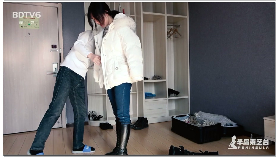 【半岛束艺】爱上捆绑的扎林娜非要出去玩